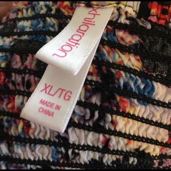 👗 Cute Mult-Color Floral dress by Xhilaration xl - Picture 4 of 4